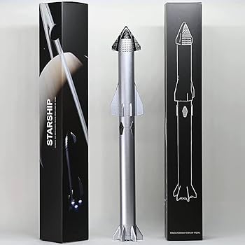 Amazon | スペースXスターシップ 1/375 ダイキャストロケット